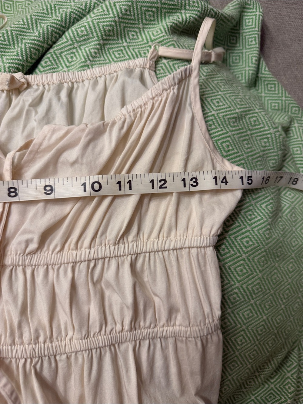 SIM & SAM Cream Tiered Spaghetti Strap Maxi Dress - Picture 6 of 8